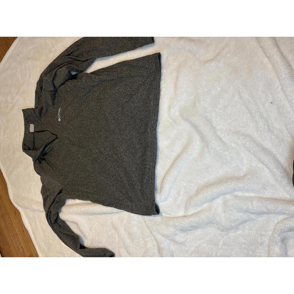 Columbia Men's Gray Fleece Jacket Large